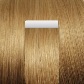 Platinové blond vlasy k prodloužení - Tape-in REMY proužky, 50 cm (060), 20 ks