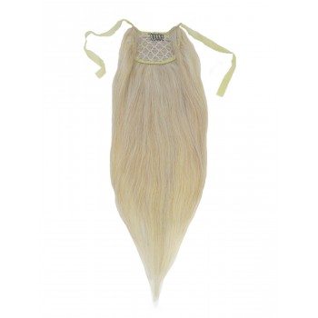 Nejsvětlejší blond clip-in culík (613), 50 cm, REMY, 80g