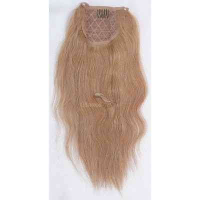 Světle hnědý clip in culík (012), 50 cm, REMY, 80g Světle hnědý clip in culík (012), 50 cm, REMY, 80g