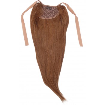 Kaštanový clip-in culík (008), 50 cm, REMY, 80g