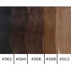 Nejtmavší hnědé vlasy - keratin, 50 cm, 25 pramenů (002)