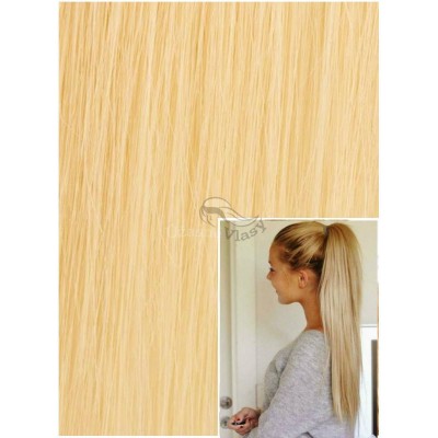 Clip in CULÍK 50cm 80g  REMY - NEJSVĚTLEJŠÍ BLOND