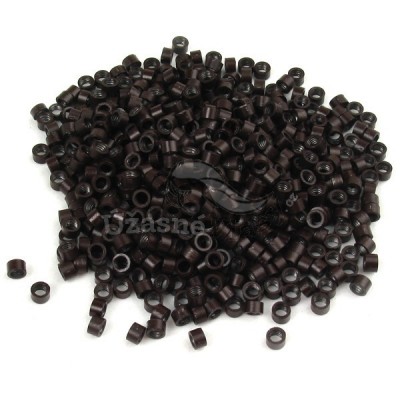 Náhradní micro ringy (kroužky) 50ks - hnědé