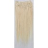 Platinové blond vlasy k prodloužení - Clip in set, 8 ks, 50 cm (060)