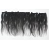 Přírodně černé vlasy k prodloužení - Clip in sada, 8 ks, 50 cm (001B)