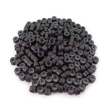 Náhradní micro ringy (kroužky) 50ks - černé